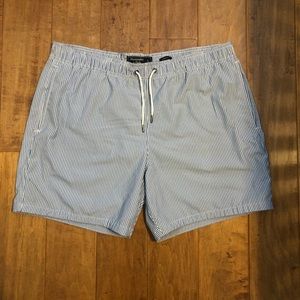 Abercrombie & Fitch Seersucker Bathing Suit